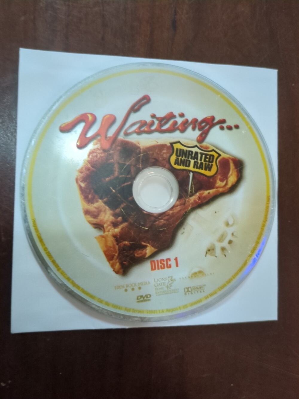 Waiting DVD 2005 Widescreen *disc 1 only*